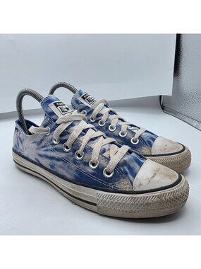 Converse All Star Tie-Dye Sneakers Womens Size 6.5 Blue Canvas Casual Shoes